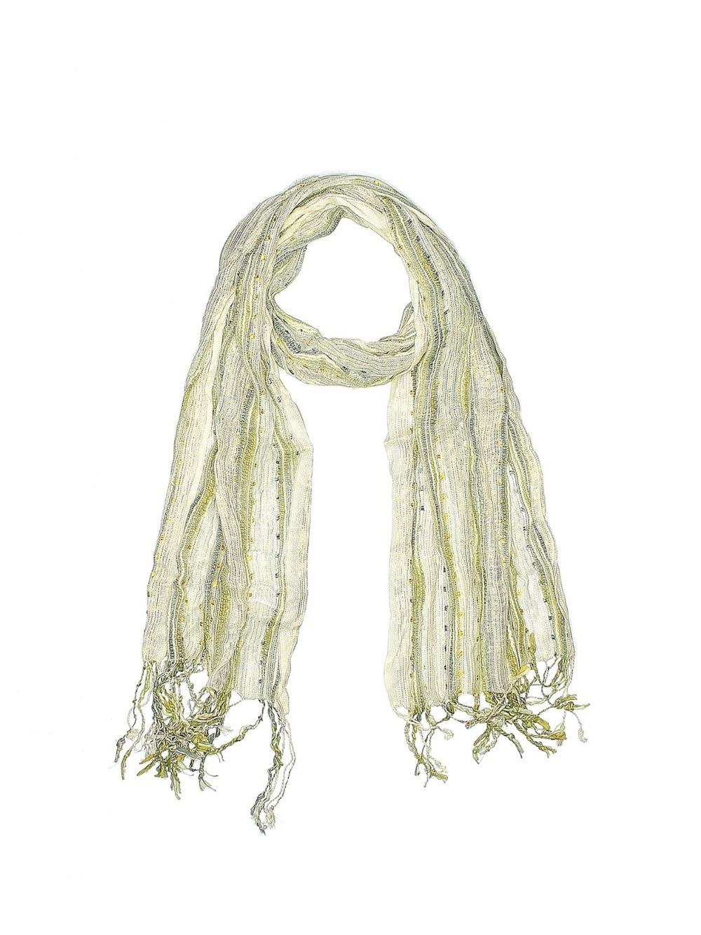Chico's Lightweight Scarf with Fringe